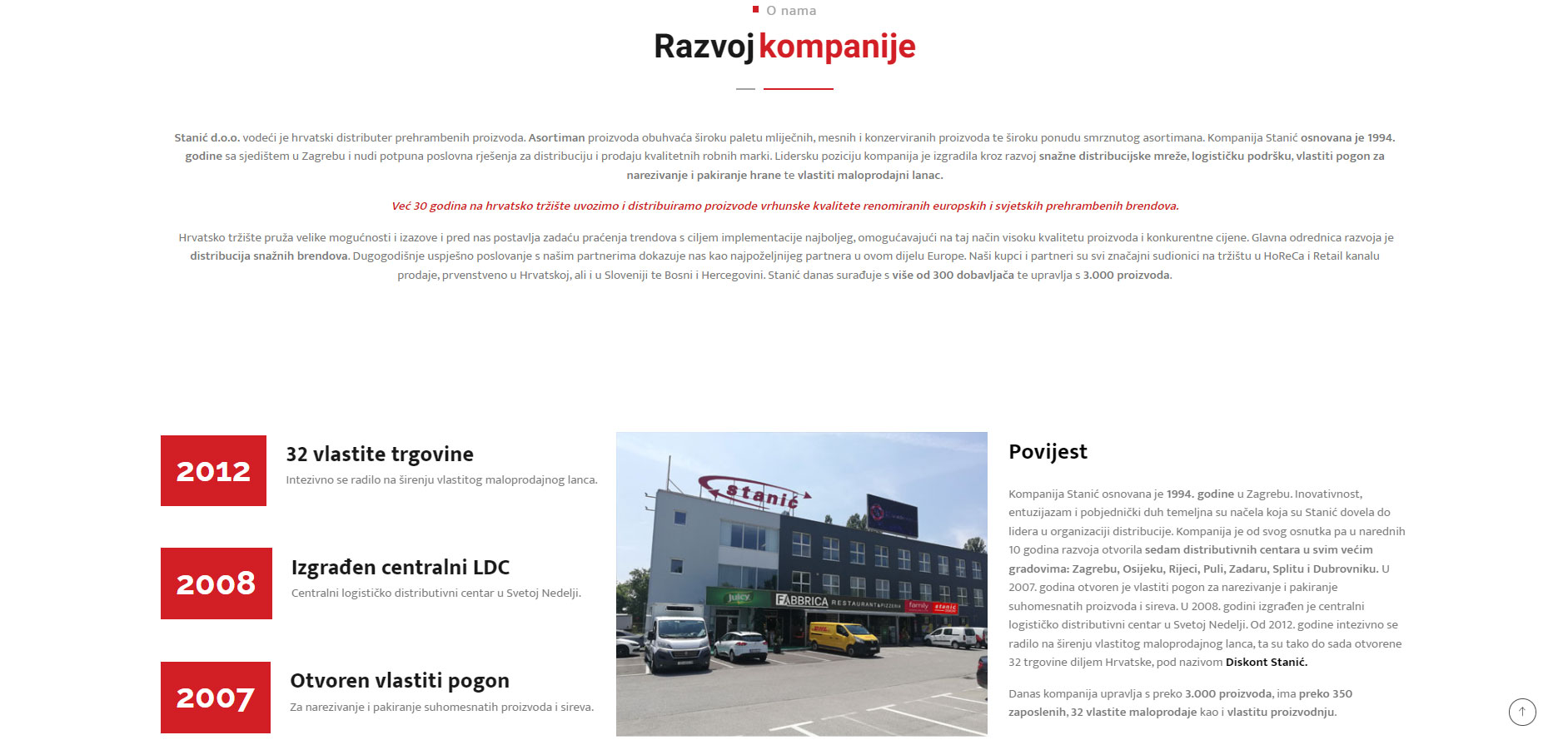 Web stranica stanic.hr